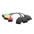 Adaptateurs pour FIAT ECU Scan Diagnostic câble quatre couleurs